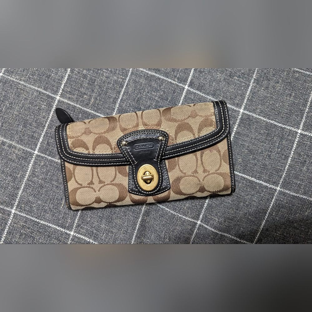 Coach full size wallet